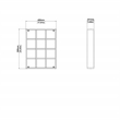 Tvilum Hyper  Jackson Hickory Wood Decorative Wall Shelf