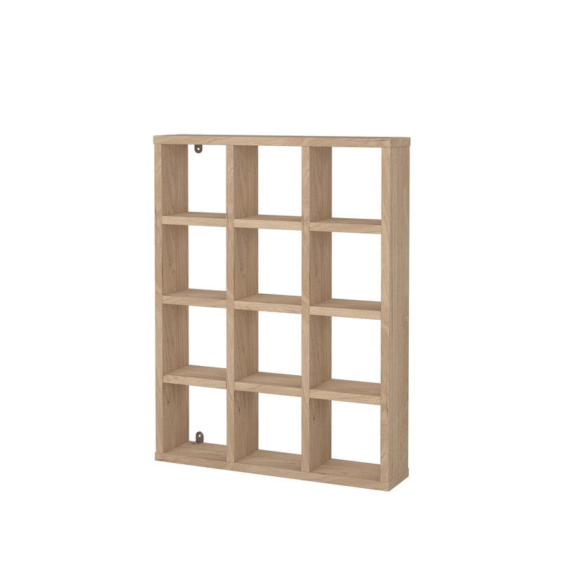 Tvilum Hyper  Jackson Hickory Wood Decorative Wall Shelf