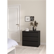 Tvilum Scottsdale Black Woodgrain 3 Drawer Chest