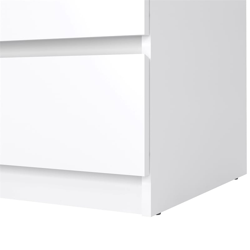 Tvilum Scottsdale White High Gloss 3 Drawer Chest