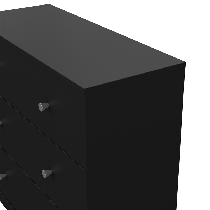 Tvilum Portland Black 3-Piece Bedroom Set