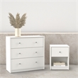 Tvilum Portland White 2-Piece Bedroom Set