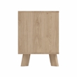 Tvilum Ikast Jackson Hickory/White 2 Drawer Nightstand