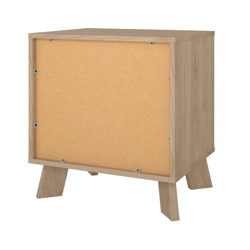 Tvilum Ikast Jackson Hickory/White 2 Drawer Nightstand