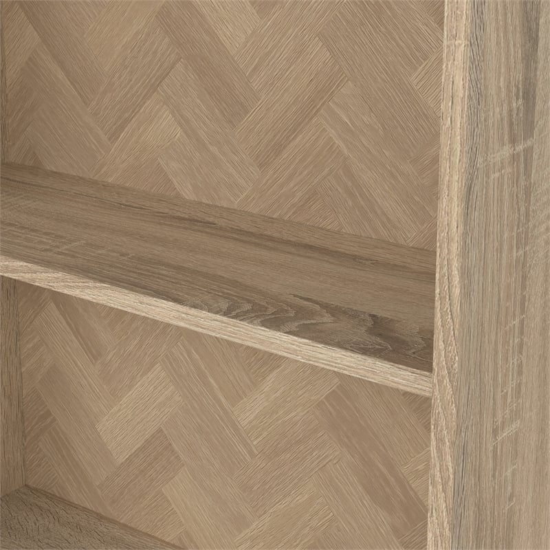 Tvilum Hyper Herringbone/Oak 2 Shelf Bookcase