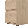 Tvilum Jackson Hickory 2 Drawer Nightstand