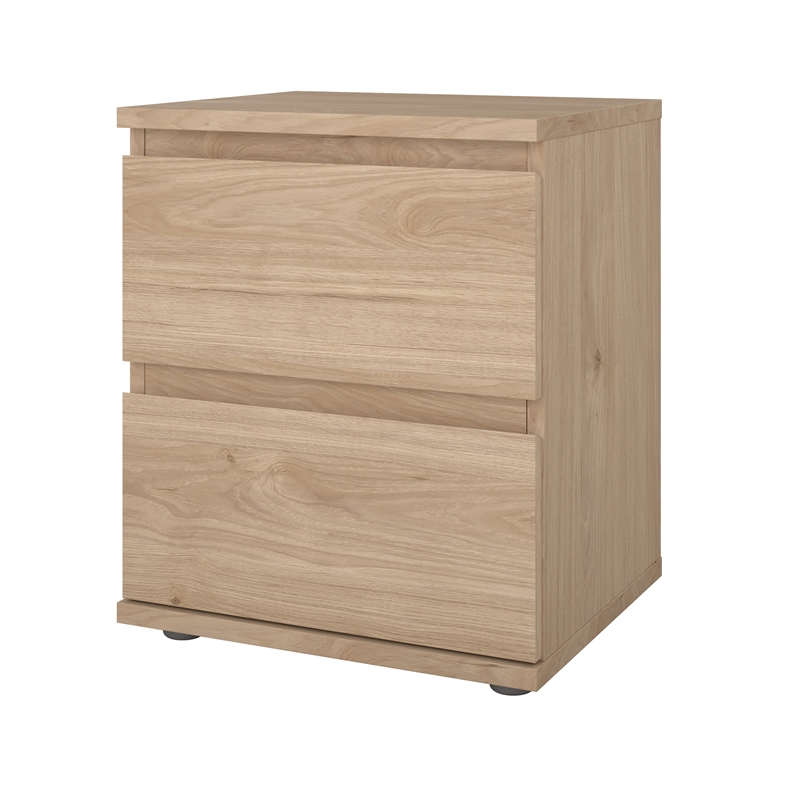Tvilum Jackson Hickory 2 Drawer Nightstand