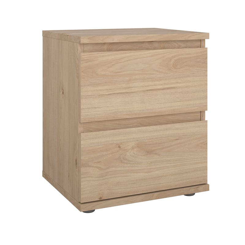 Tvilum Jackson Hickory 2 Drawer Nightstand