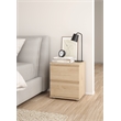 Tvilum Jackson Hickory 2 Drawer Nightstand