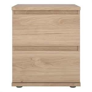 Tvilum  Nova  Jackson Hickory 2 Drawer Nightstand