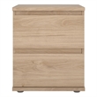 Tvilum Jackson Hickory 2 Drawer Nightstand