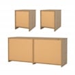 Tvilum Naia Jackson Hickory 3-Piece Bedroom Set