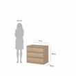 Tvilum Naia Jackson Hickory 3-Piece Bedroom Set
