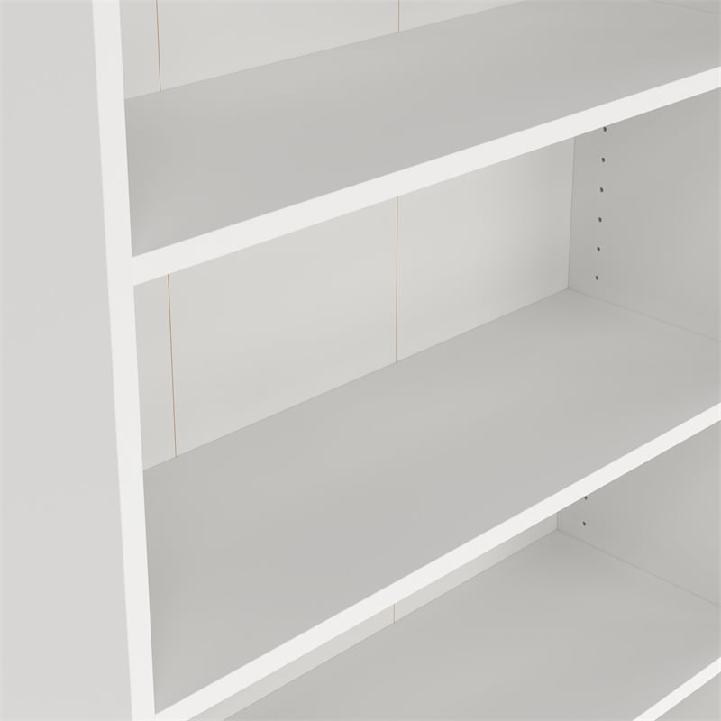 Tvilum Basic White 2-Piece Bookcase Set