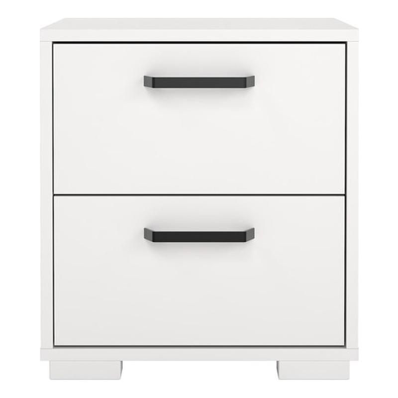 Tvilum Sofia 2 Drawer Nightstand in White