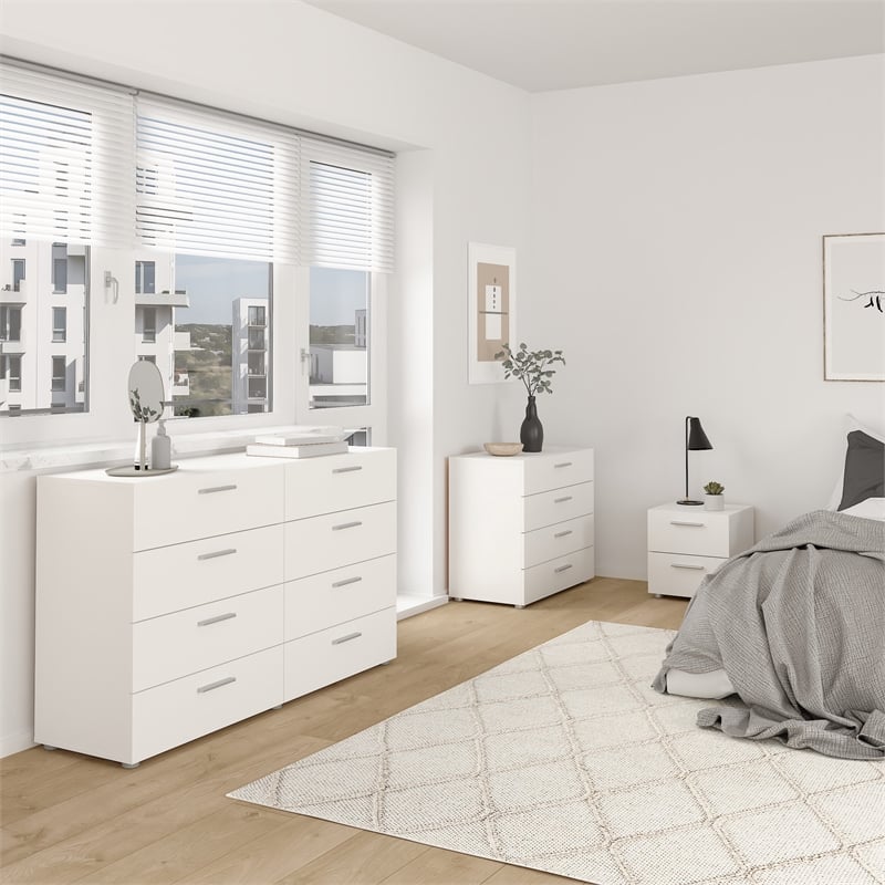 Tvilum  Austin White   3-Piece Bedroom Set