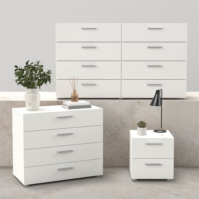 Tvilum  Austin White   3-Piece Bedroom Set