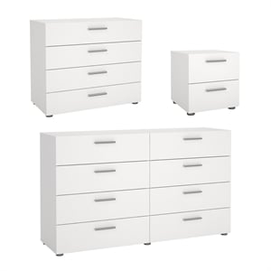Tvilum  Austin White   3-Piece Bedroom Set