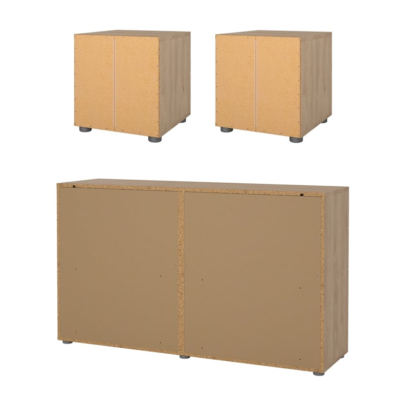 Tvilum Austin Jackson Hickory 3-Piece Bedroom Set