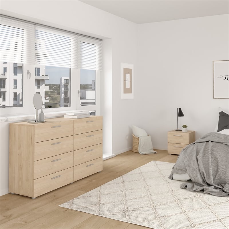 Tvilum Austin Jackson Hickory 3-Piece Bedroom Set