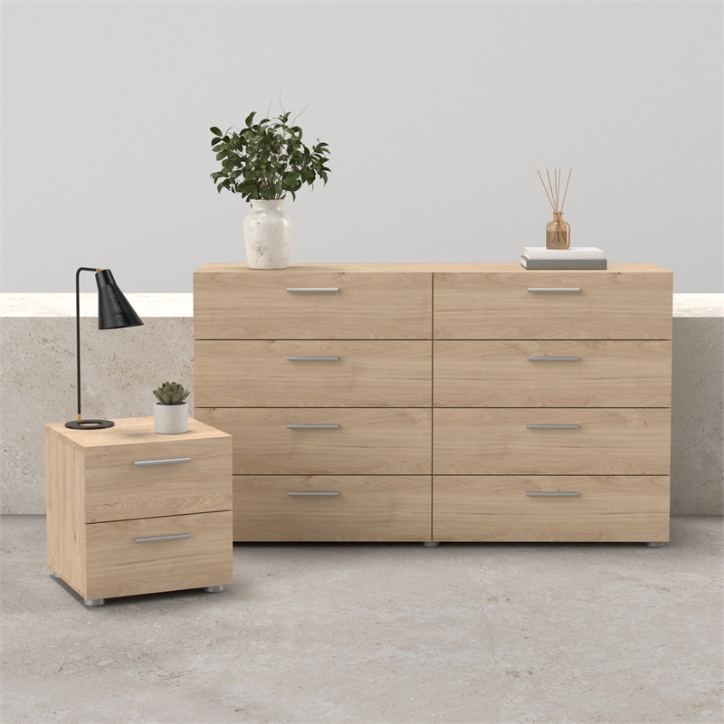Tvilum Austin Jackson Hickory 2-Piece Bedroom Set