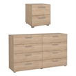 Tvilum Austin Jackson Hickory 2-Piece Bedroom Set