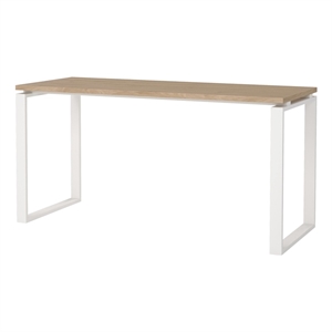 Tvilum 59&quot Writing Desk with Metal Legs and 2 drawers