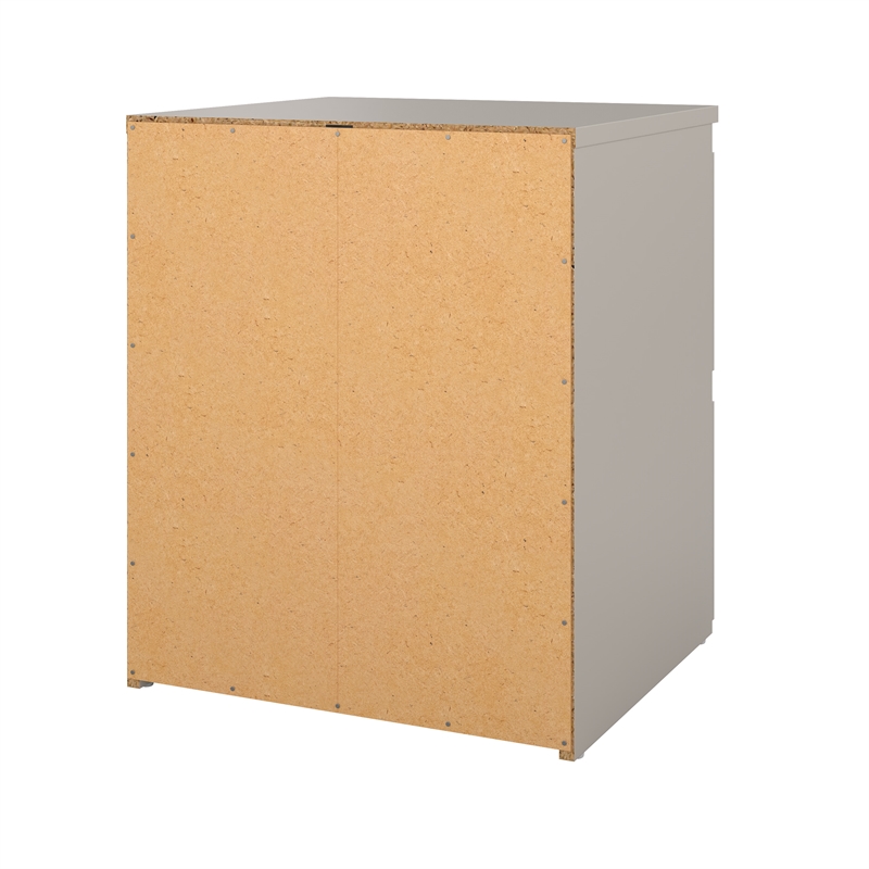 Tvilum Lima 2 Drawer Beige and Herringbone Nightstand