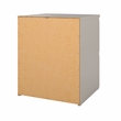 Tvilum Lima 2 Drawer Beige and Herringbone Nightstand