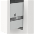 Tvilum Madrid 2-Piece Home Office Set with Desk and Bookcase in White