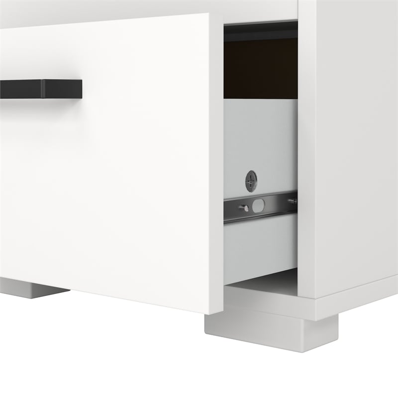 Tvilum Sofia 4-Piece Engineered Wood Bedroom Set in White