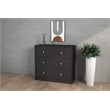 Tvilum Portland 3 Drawer Chest in Black