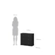 Tvilum Portland 3 Drawer Chest in Black