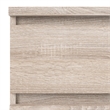 Tvilum Scottsdale 2 Drawer Wood Nightstand in Truffle