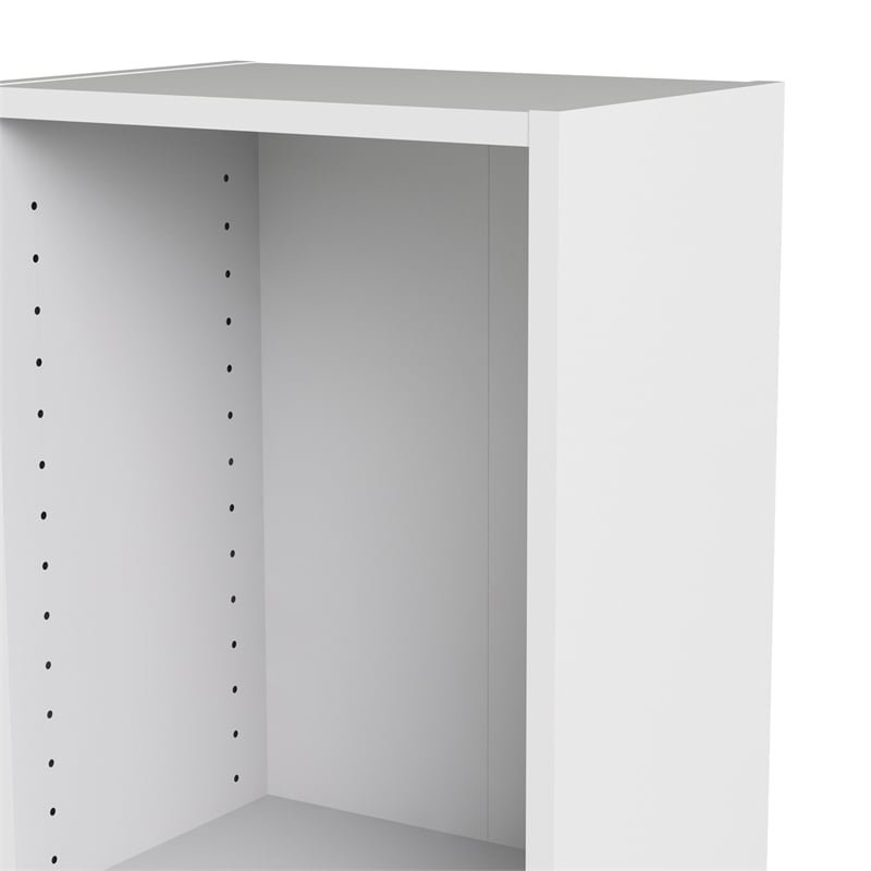 Tvilum Element Tall Narrow 5 Shelf Bookcase in White