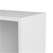Tvilum Element Tall Wide 5 Shelf Bookcase in White