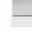 Tvilum Element Tall Wide 5 Shelf Bookcase in White