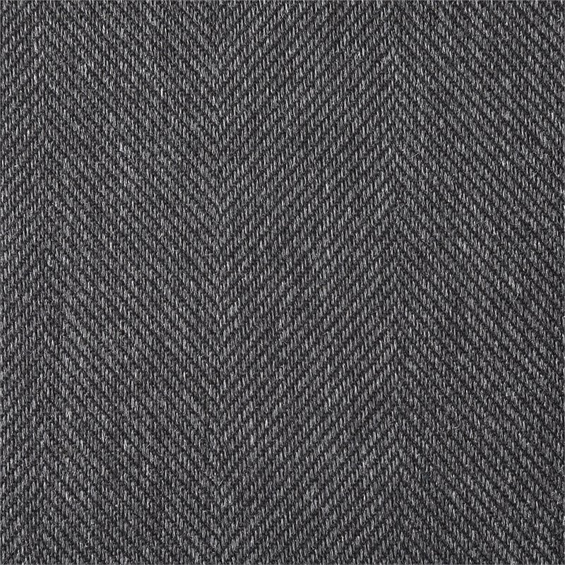 Uttermost Encore Wood Rattan and Fabric Accent Chair in Dark Gray