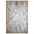 Uttermost Bright Morning Firwood Abstract Art in Blue/Bronze/Gold/White