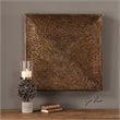 Uttermost Blaise Contemporary Iron Wall Panel in Antique Bronze