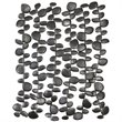 Uttermost Skipping Contemporary Iron Wall Art in Charcoal Black and Silver