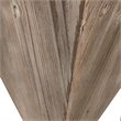 Uttermost Bertrand Iron and Wood Accent End Table in Gray Wash and Aged Black