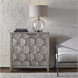 Uttermost Catori Contemporary MDF Wood Accent Console Table in Smoke Ivory