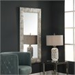 Uttermost Maeona Contemporary MDF Wood Decorative Mirror in Silver