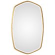 Uttermost Duronia MDF Wood and Metal Decorative Mirror in Antiqued Gold
