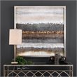 Uttermost Layers Wood Canvas and Acrylic Landscape Art in Multi-Color