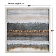 Uttermost Layers Wood Canvas and Acrylic Landscape Art in Multi-Color
