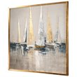 Uttermost Regatta Pine Canvas and Acrylic Nautical Art in Multi-Color