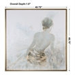 Uttermost Gold Highlights Pine Canvas and Acrylic Feminine Art in Multi-Color
