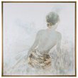 Uttermost Gold Highlights Pine Canvas and Acrylic Feminine Art in Multi-Color